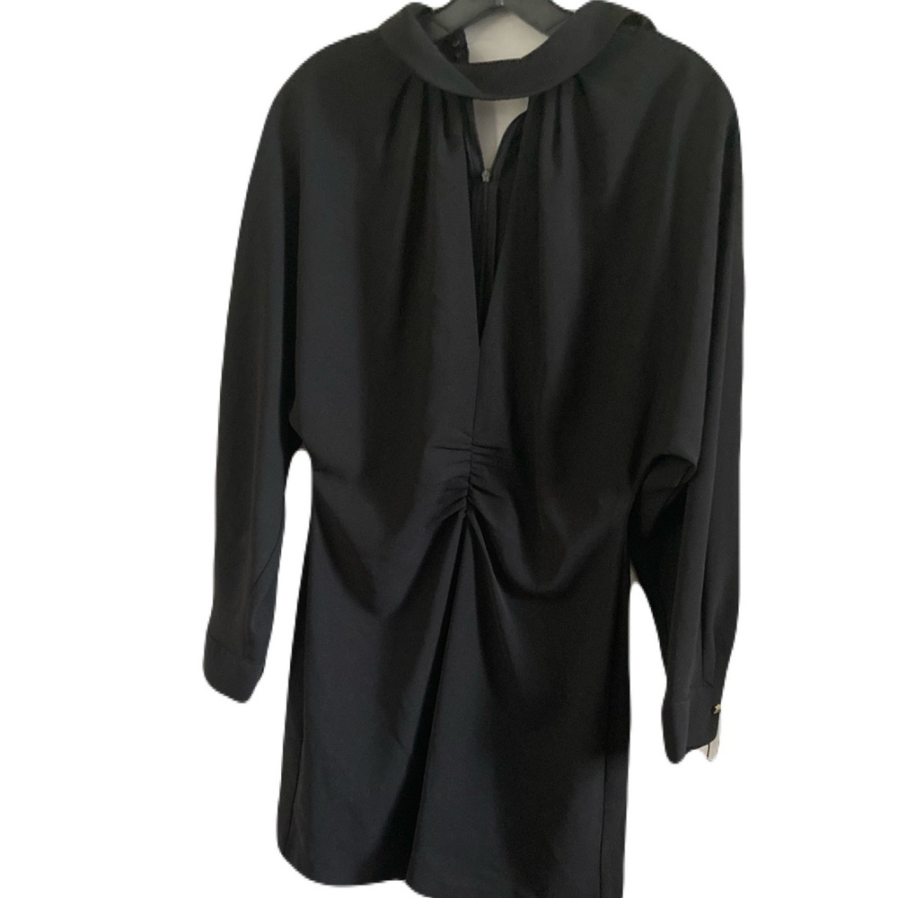 Zara Black Long Sleeve Dress